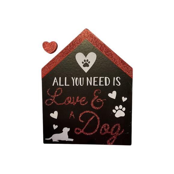 DIY Dog Pet Wreath Making Kit, Doghouse Shaped Sign Ribbon Bundle Set - Picture 4 of 11